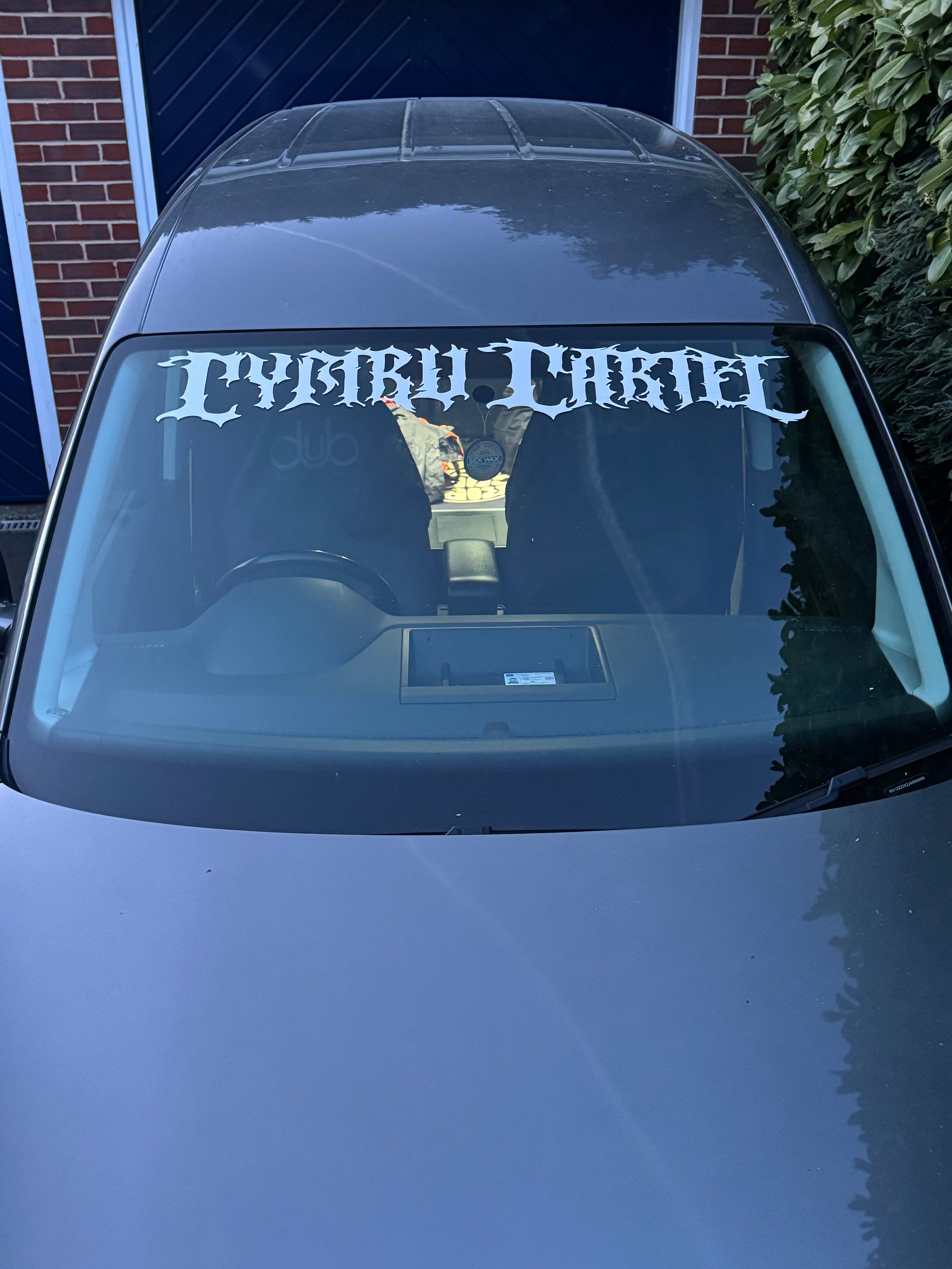 Window Vinyl Sticker-Gothic Script®️