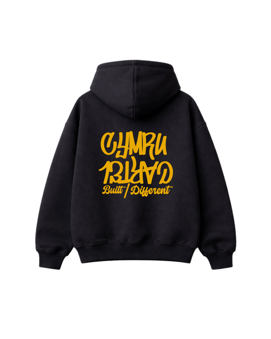 Cymru Cartel Hoodie-Graffiti Text Collection®️
