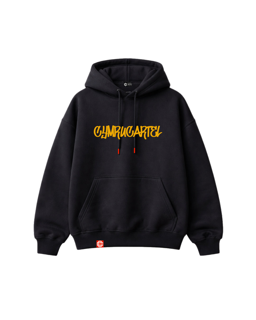 Cymru Cartel Hoodie-Graffiti Text Collection®️